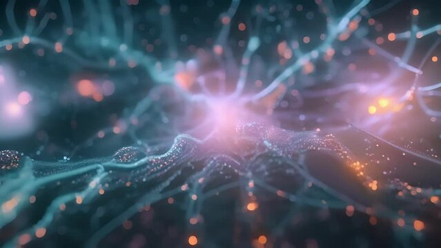 A holographic representation of the nervous system pinpointing damaged nerves and isting in the diagnosis of neurological disorders.