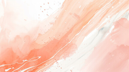 Peach and white banner background. PowerPoint and business background.