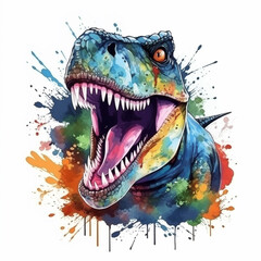 Dinosaur Vector Illustration - T-shirt Print Design