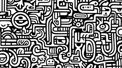 Cute graffiti art abstract background poster web page PPT, art background