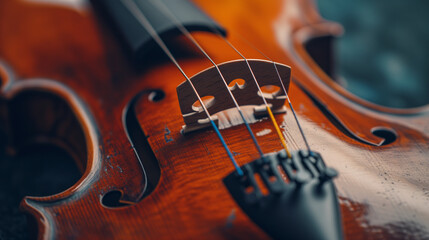 Fototapeta premium Close up of a violin