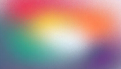 Noisy Gradient background with blurred multicolored spots in the middle