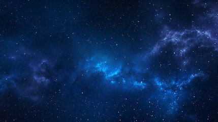 A deep indigo background with a starry night effect evoking a sense of mystery and the cosmos.