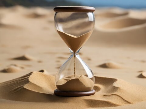 Deadline Dystopia: Captivating Clock Illustration - Time is Running Out, Seize the Moment Before it Fades Away