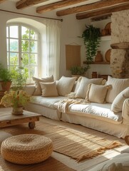 A jubilant man, his face beaming with a smile, dashes through the park in his casual attire, reveling in the freedom and beauty of the great outdoors