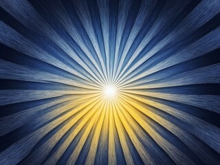 Fototapeta premium Fiber Texture Radial Background in Navy Blue Yellow White Gradient Colors