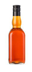 whiskey bottle isolated