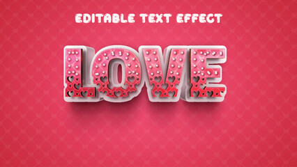 Love Editable Text Effect 