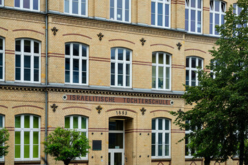 Fototapeta na wymiar Israelitische Töchterschule in Hamburg