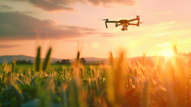 drones equipped with advanced sensors for efficient crop monitoring