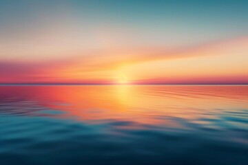 Fototapeta na wymiar Set of colorful sunset and sunrise sea. Blurred modern gradient mesh background paper cards.