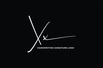 XX initials Handwriting signature logo. XX Hand drawn Calligraphy lettering Vector. XX letter real estate, beauty, photography letter logo design.