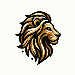 Fototapeta premium lion head vector