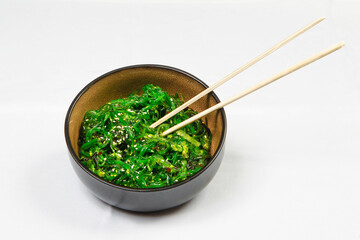 Asian cuisine. Wakame salad