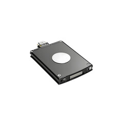 portable hard disk isolated on transparent background png