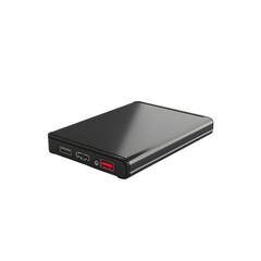 portable hard disk isolated on transparent background png