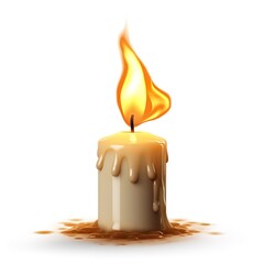 Candle Flame Element - Candle PNG Format, Easy to Use