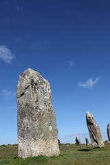 The Hurlers, stone circle, Minions, near Bodmin, Cornwall, UK