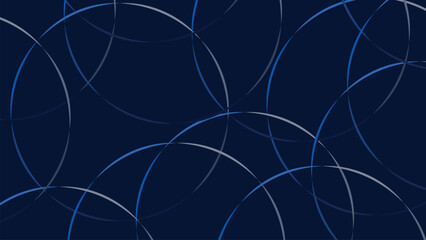 Abstract spiral dotted vortex urgency creative dark blue background.