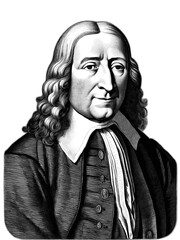Fototapeta premium John Wesley portrait, generative AI