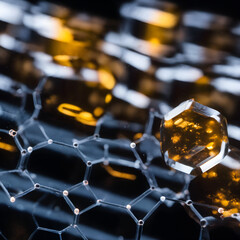 Obraz premium A digital illustration of a nano objects.