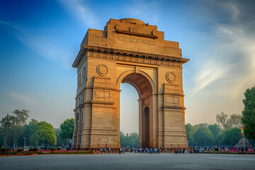 Fototapeta na wymiar Beautiful India Gate, New Delhi