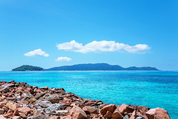 Island Ile Ronde and Island Praslin, Indian Ocean, Republic of Seychelles, Africa.