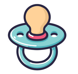 baby pacifier vector illustration