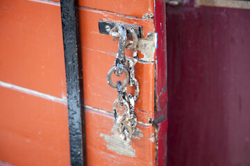 Heritage steam train close-up detail