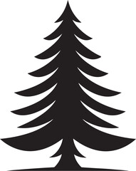 Obraz premium Festive Garland Adorned Christmas Tree Vector Elements Holly Jolly Treetops Radiant Vector Illustrations