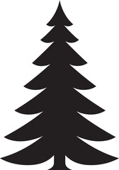 Vintage Sleigh Ride Spruces Nostalgic Christmas Tree Elements Glowing Tannenbaum Radiant Christmas Tree Vector Icons