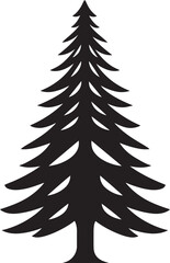 Fototapeta premium Enchanted Evergreen Grove Vector Icons for Fantasy Tree Decor Cozy Candlelit Christmas Vector Illustrations for Warm Tree Designs