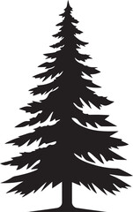 Obraz premium North Star Nights Vector Icons for Stellar Christmas Tree Designs Nutmeg and Cinnamon Spruces Christmas Tree Vector Illustrations