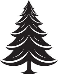 Enchanted Evergreen Elegance Christmas Tree Vector Elements Golden Ribbons and Bow Pines Vector Designs for Elegant Trees