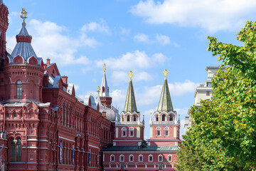 View of the State Historical Museum from the GUM side.