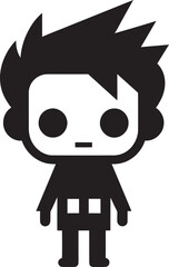 Vampire Cutie Pie Cute Halloween Design Element Wickedly Adorable Wizard Halloween Character Vector Logo