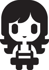 Sweet Skeleton Sidekick Halloween Character Logo Design Haunted House Helper Cute Halloween Vector Element