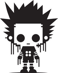 Witch Hat Wonders Halloween Character Logo Element Little Vampire Valentine Cute Halloween Vector Icon