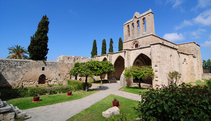 Bellapais Monastery is in Kyrenia, Cyprus.
