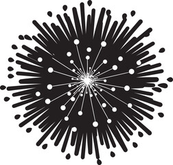 Obraz premium Sparkling Splendor Logo Vector of Firework Sparks Luminous Legacy Vector Logo for Firework Display