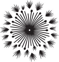 Fototapeta premium Euphoric Explosions Vector Icon of Firework Design Glittering Galore Emblematic Element for Fireworks