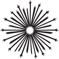 Obraz premium Blazing Beauty Vector Iconic Firework Design Element Sparkling Symphony Firework Vector Icon