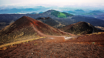 the multiple panoramas of Etna