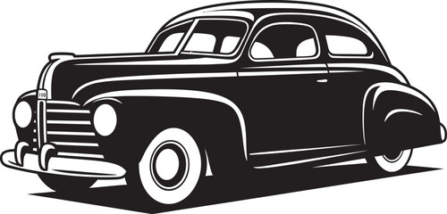 Ink and Ignition Emblematic Element for Vintage Car Doodle Rolling Reminiscence Vector Logo Design for Doodle Line Art