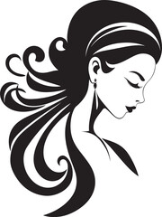 Timeless Tranquility Iconic Beauty Element in Womans Face Vector Icon Sublime Beauty Emblematic Design for Womans Face in Fashion Vector