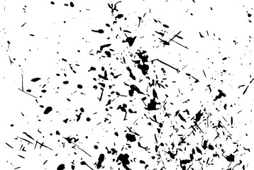 Rustic grunge vector texture with grain and stains. Abstract noise background. Weathered surface. Dirty and damaged. Detailed rough backdrop. Vector graphic illustration with transparent white. EPS10.