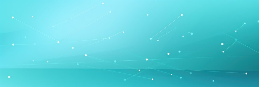 Aqua minimalistic background with line and dot pattern