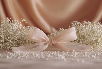 Fototapeta na wymiar flower bouquet and wedding gown