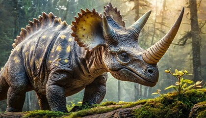 Fototapeta premium Triceratops, dinosaurio