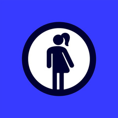 Gender neutral or all gender restroom sign